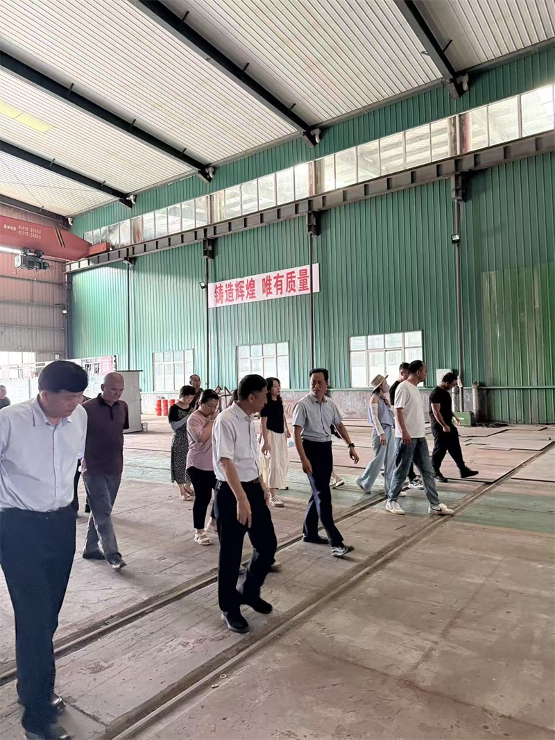 攜手共進  共繪綠色未來——哈密市生態(tài)環(huán)境系統(tǒng)干部蒞臨平頂山鳳翔環(huán)保工業(yè)園參觀指導(dǎo) ?